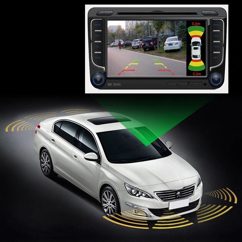 Interface parking con video, 8 sensores delanteros traseros SWAIZ COMMERCIAL