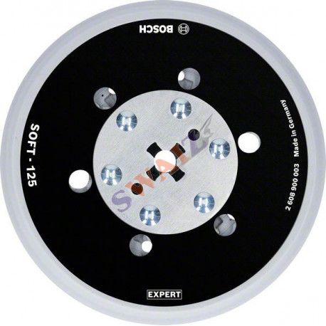 Platos de soporte multiperforados de uso universal Expert Multihole de 125 mm, blando