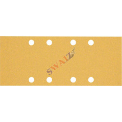 Papel de lija Expert C470 con 8 orificios para lijadoras orbitales 93 x 230 mm, G 80 10 unidades