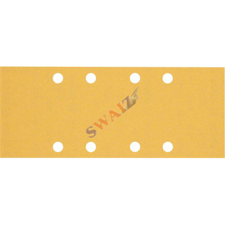 Papel de lija Expert C470 con 8 orificios para lijadoras orbitales 93 x 230 mm, G 120 10 unidades