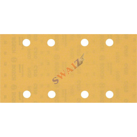 Papel de lija Expert C470 con 8 orificios para lijadoras orbitales 93 x 186 mm, G 400 10 unidades