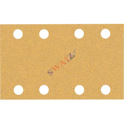 Papel de lija Expert C470 con 8 orificios para lijadoras orbitales 80 x 133 mm, G 60 10 unidades