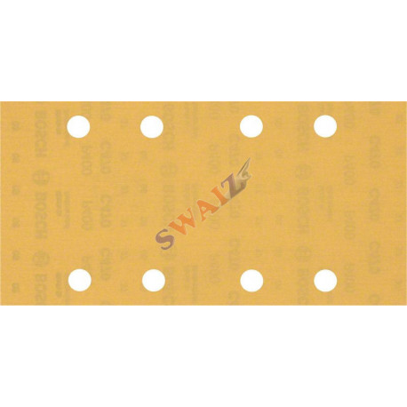 Papel de lija Expert C470 con 8 orificios para lijadoras orbitales 93 x 186 mm, G 400 50 unidades