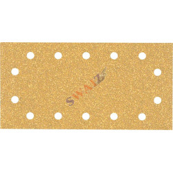 Papel de lija Expert C470 con 14 orificios para lijadoras orbitales 115 x 230 mm, G 40 50 unidades