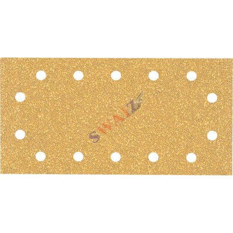 Papel de lija Expert C470 con 14 orificios para lijadoras orbitales 115 x 230 mm, G 40 50 unidades