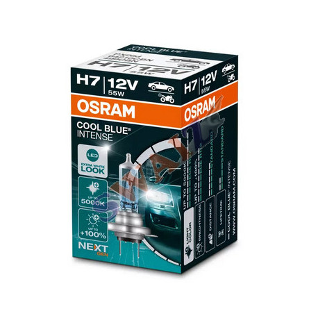 Blister 2 Lámparas OSRAM COOL BLUE INTENSE (NEXT GEN) H7 12V 55W PX26d